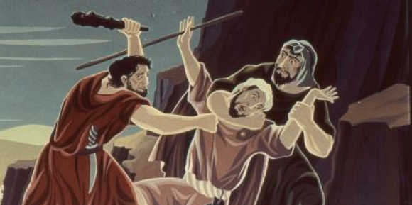 Jézus jogtalannak tartja azt, hogy egy alaptalan vád miatt meg akarják kövezni.